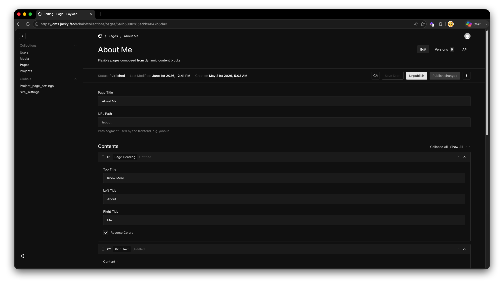 CMS Scheme created by Github Copilot