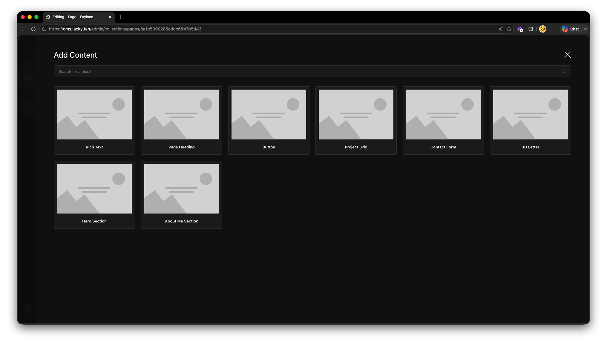 CMS Components created by Github Copilot
